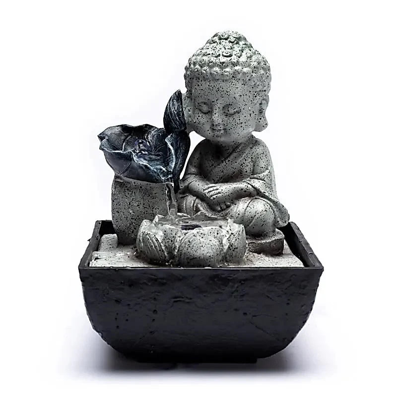 Buddha fontæne grå