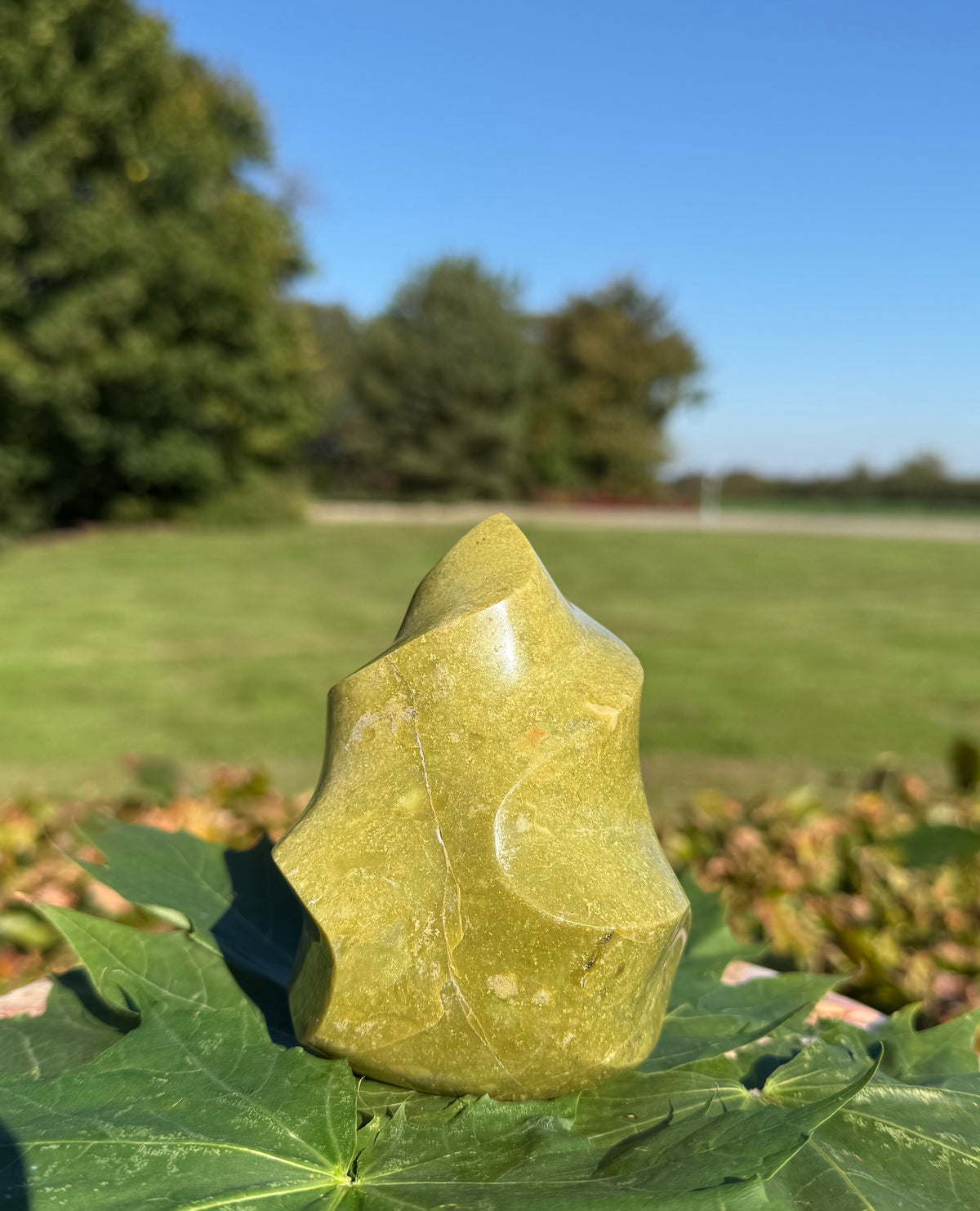 Grøn opal flamme 12