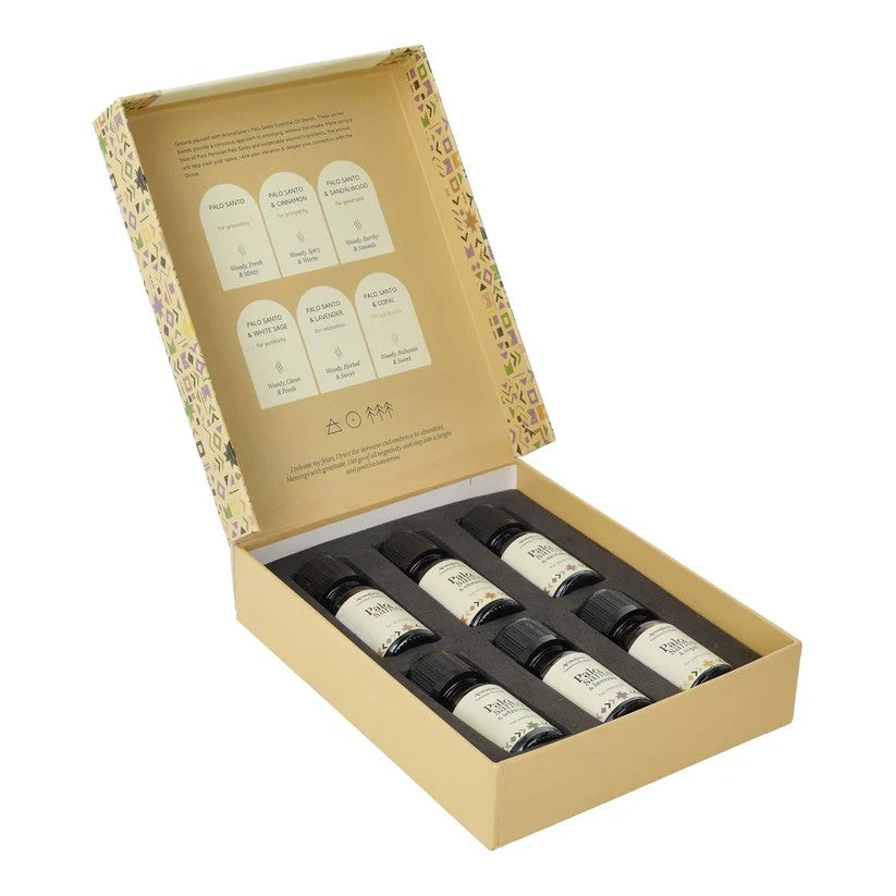 Palo Santo æteriske olieblandinger – gaveæske