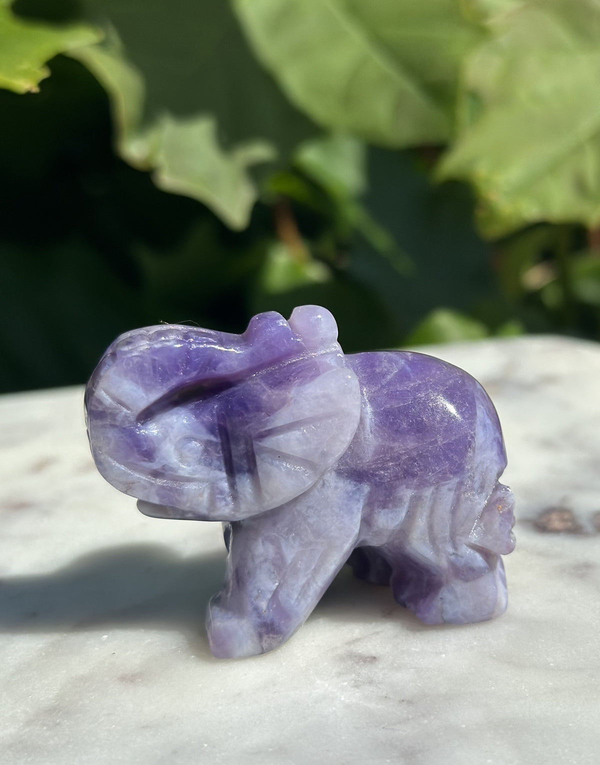 Ametyst elefant 1