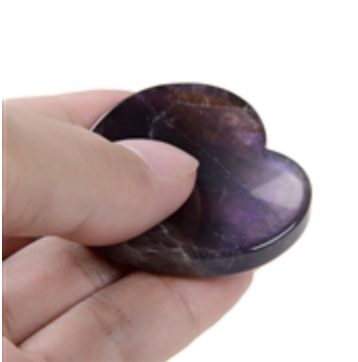 Ametyst hjerte Touch heart 1