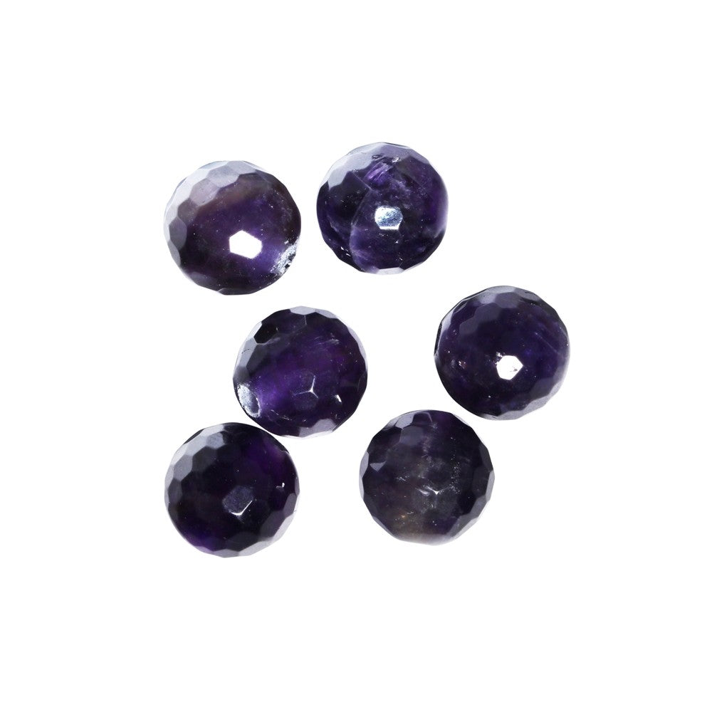 Ametyst perle facetslebet 1