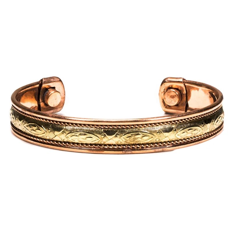 Armbånd kobber sæt med to stk. 2