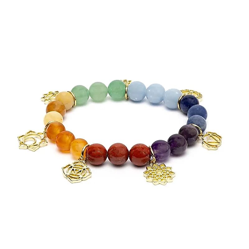 Armbånd med Chakra charms 2