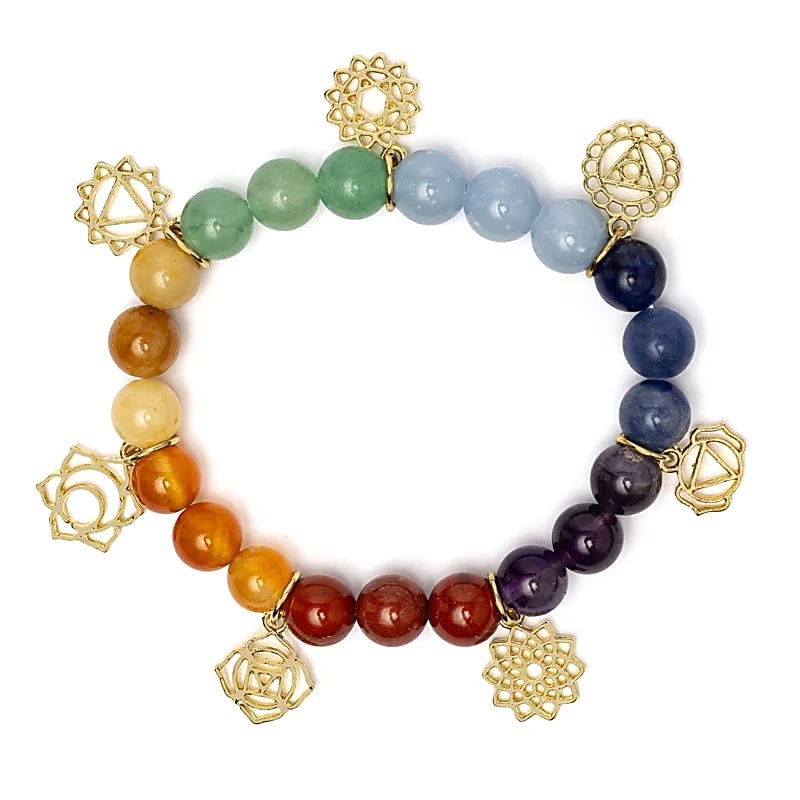 Armbånd med Chakra charms 3