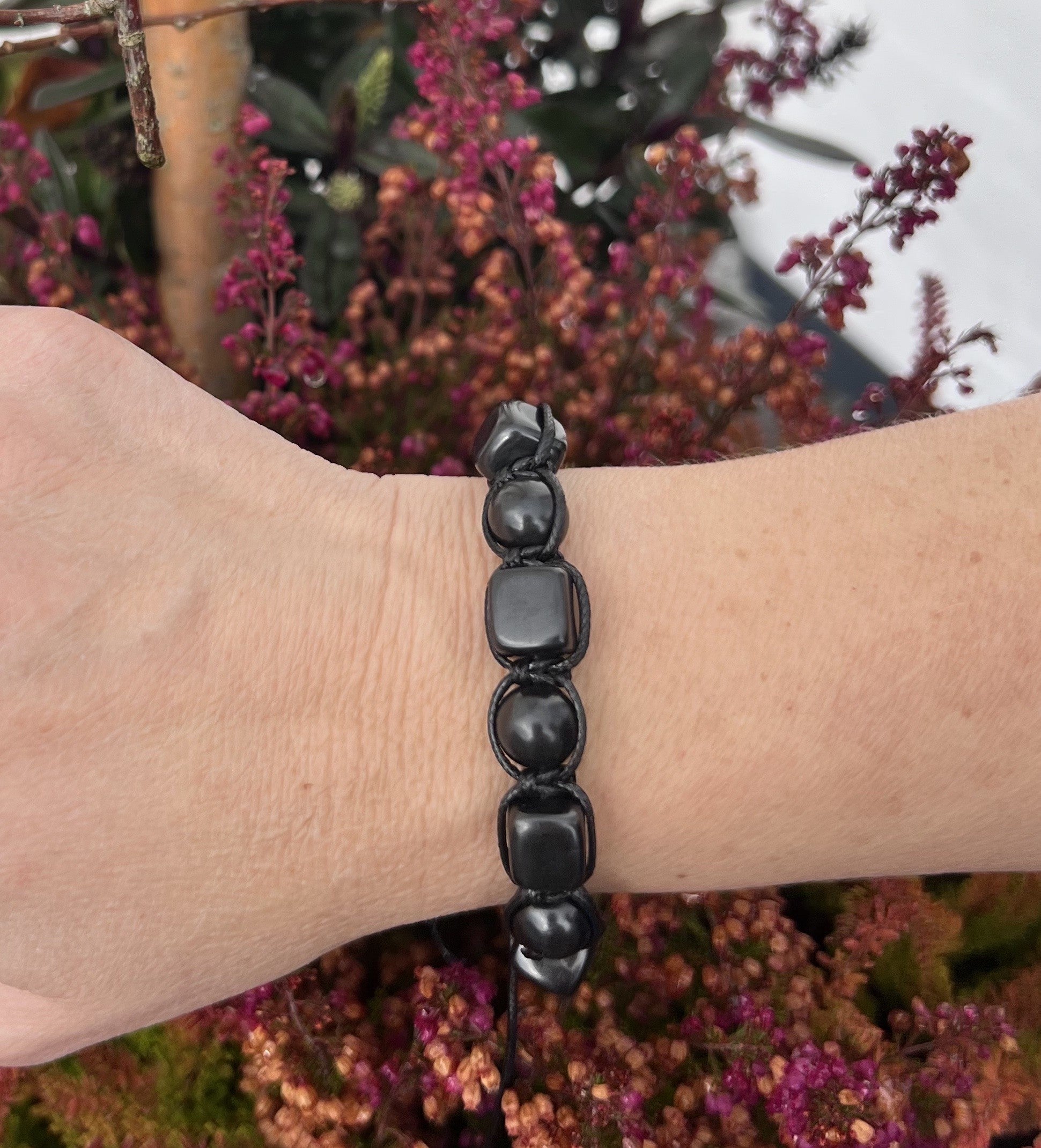 Armbånd Shungit - Shamballa 2