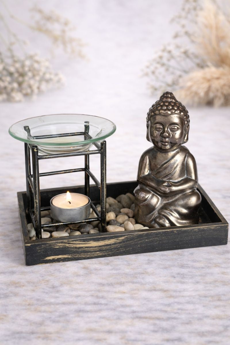 Aromabrænder med buddha 1