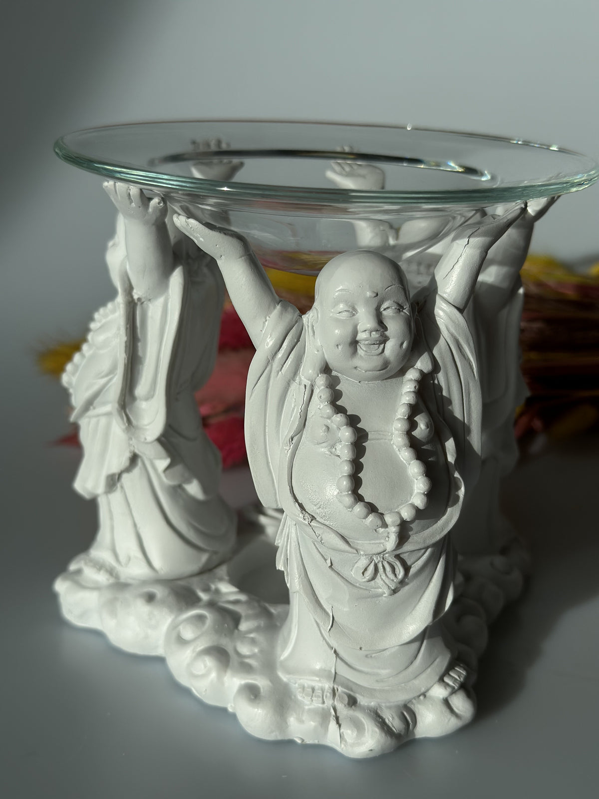 Aromalampe m. 3 Buddha 4