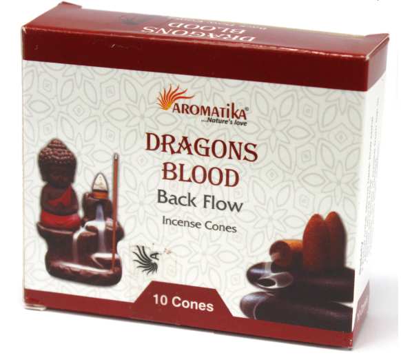 Aromatica Backflow Incense Cones - Dragon's Blood 1