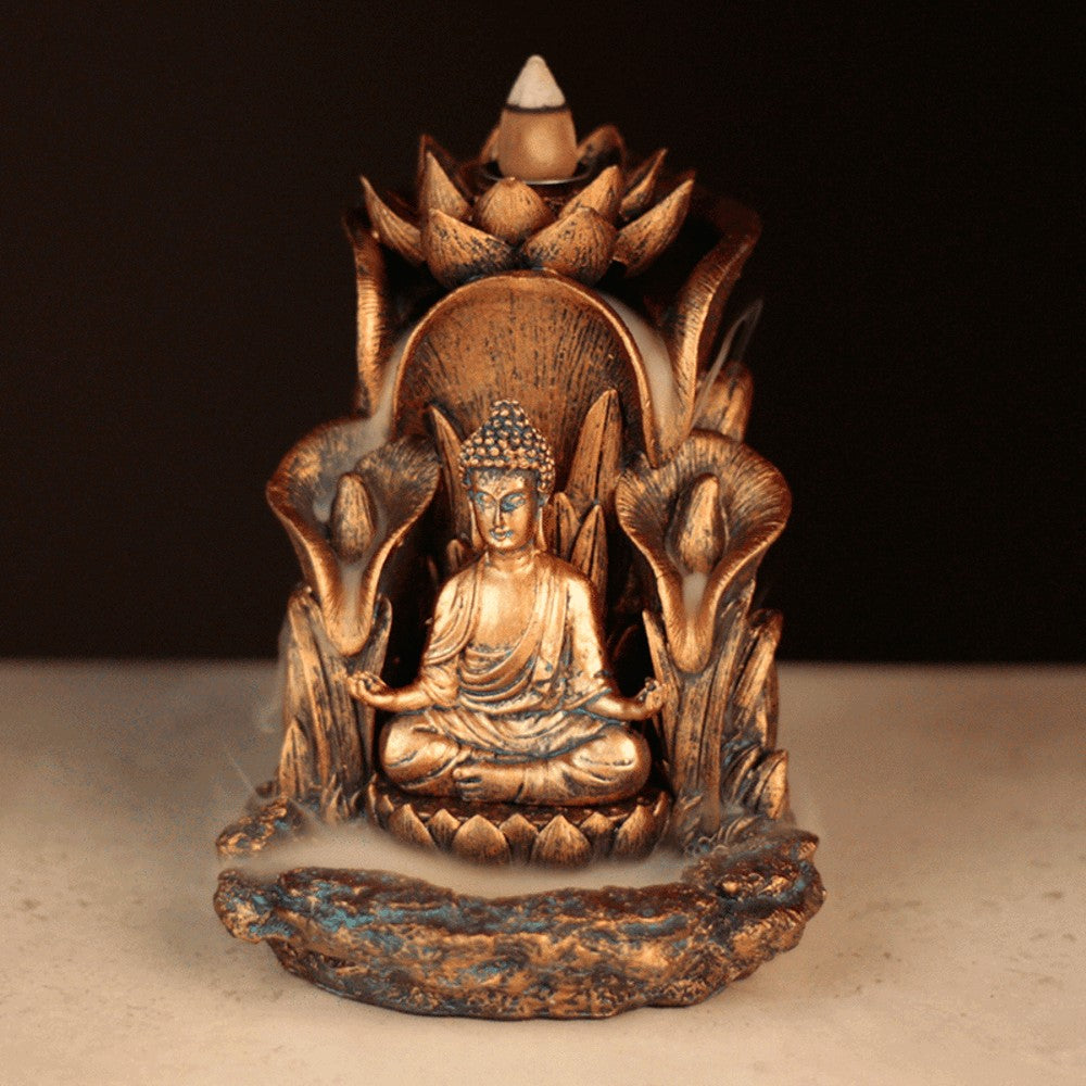 Backflow røgelses holder Buddha 1