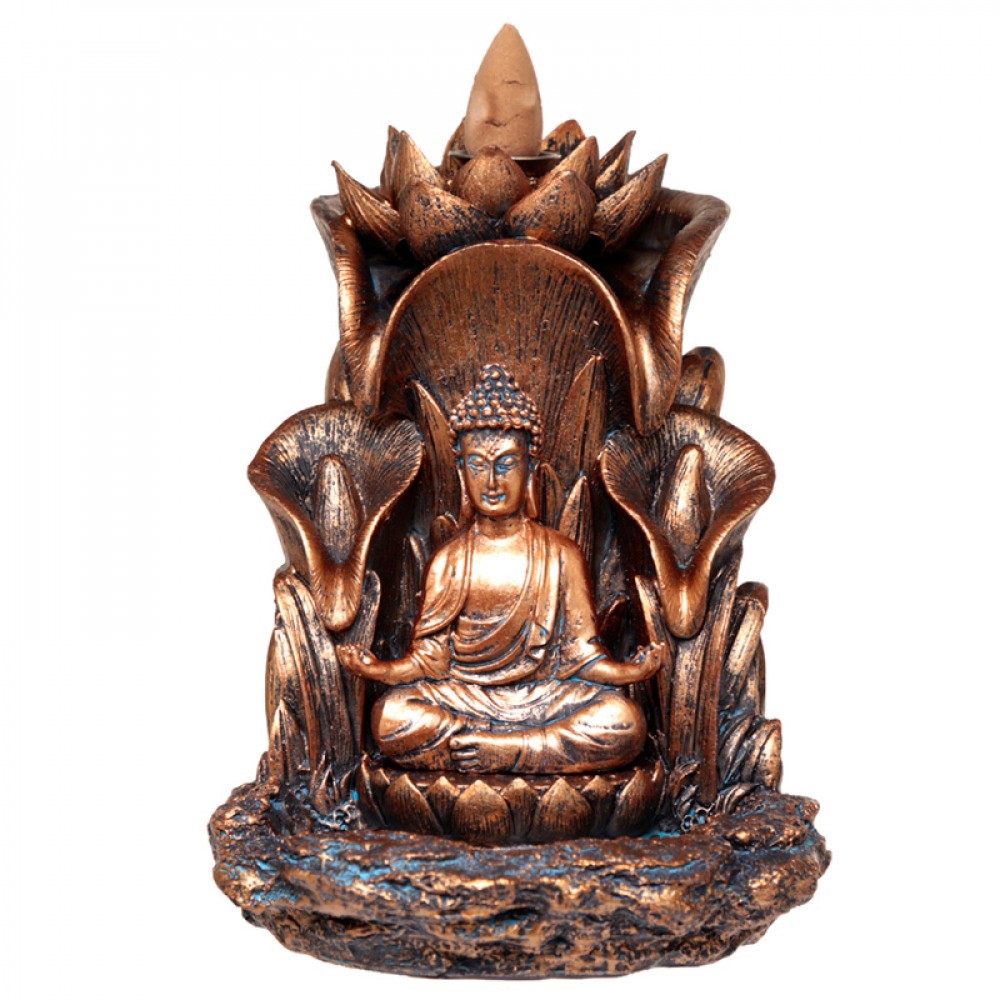 Backflow røgelses holder Buddha 2