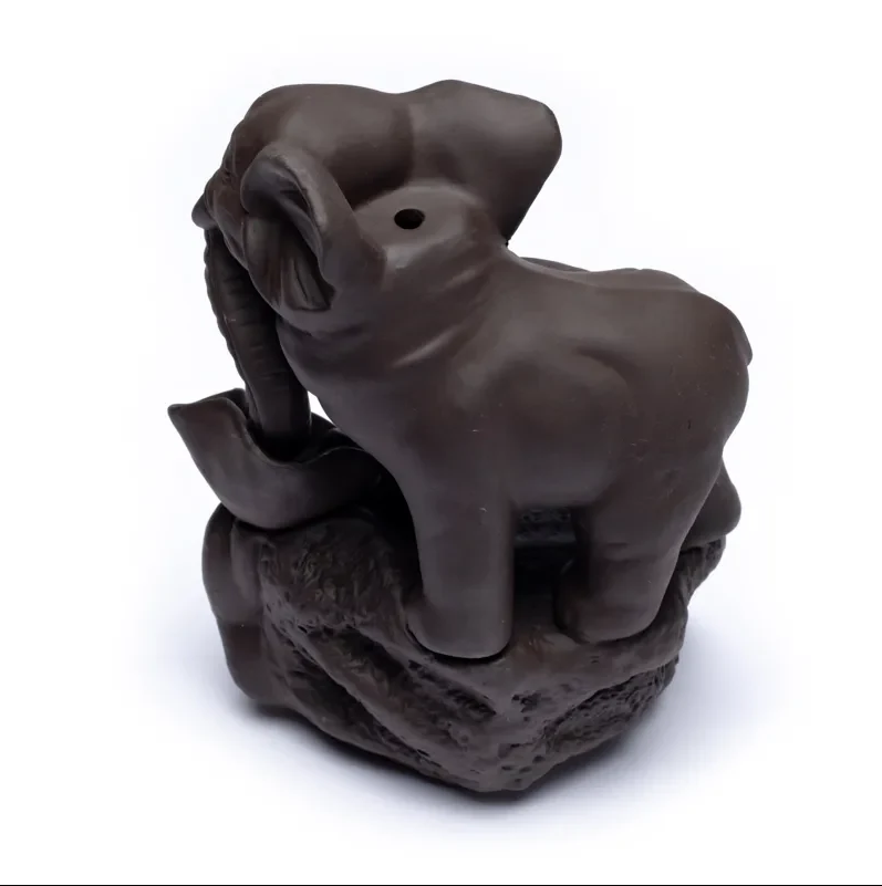 Backflow røgelses holder Elefant 3