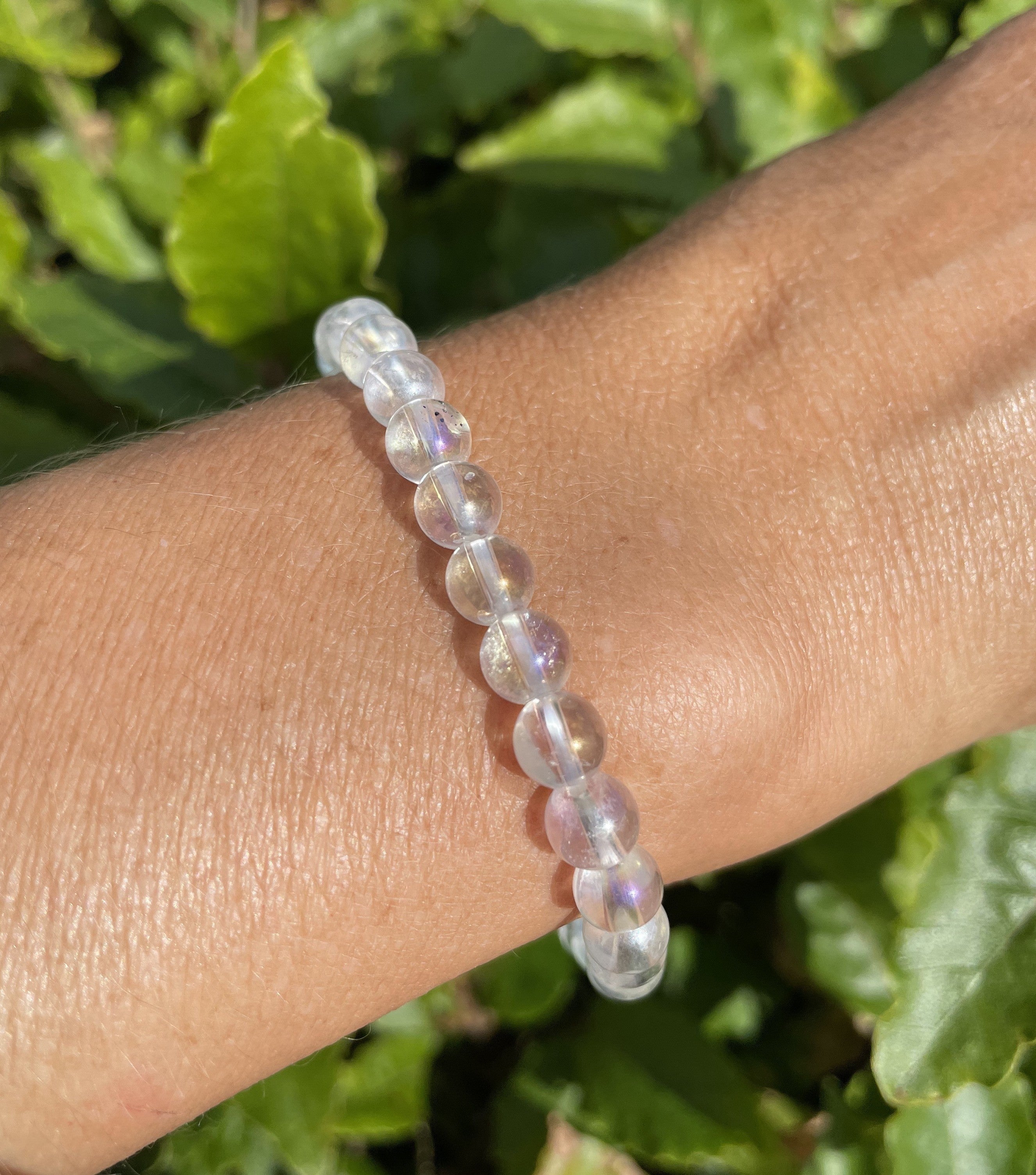Bjergkrystal armbånd 8 mm 1