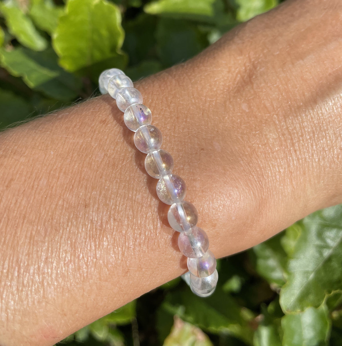 Bjergkrystal armbånd 8 mm 2