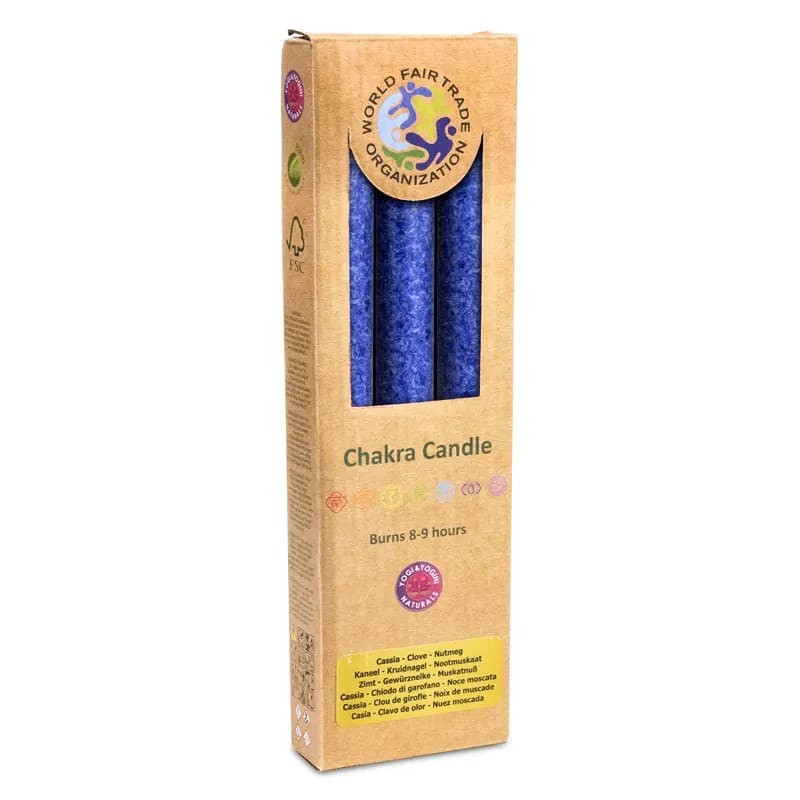 Indigo stearinlys 6. Chakra 2
