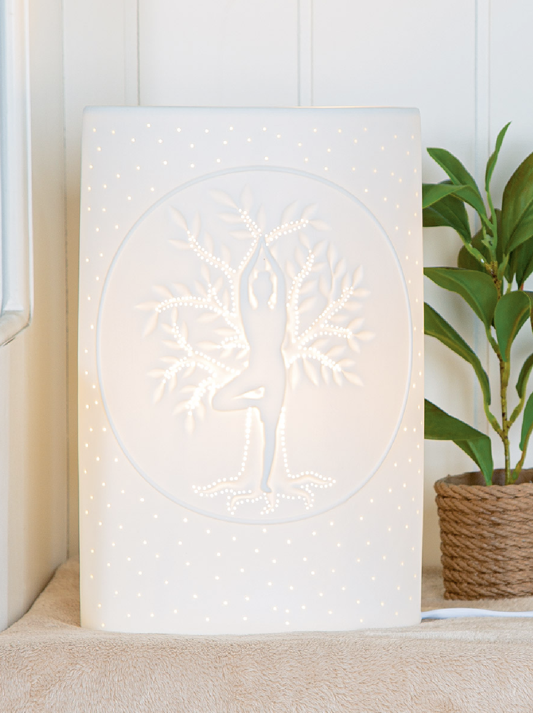 Bordlampe - Namaste - 28 cm 2
