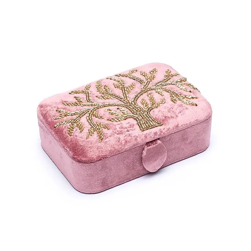 Box pink m. livets træ 2