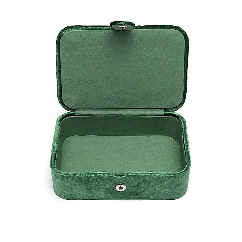 Box velvet grøn med lotusblomst 3