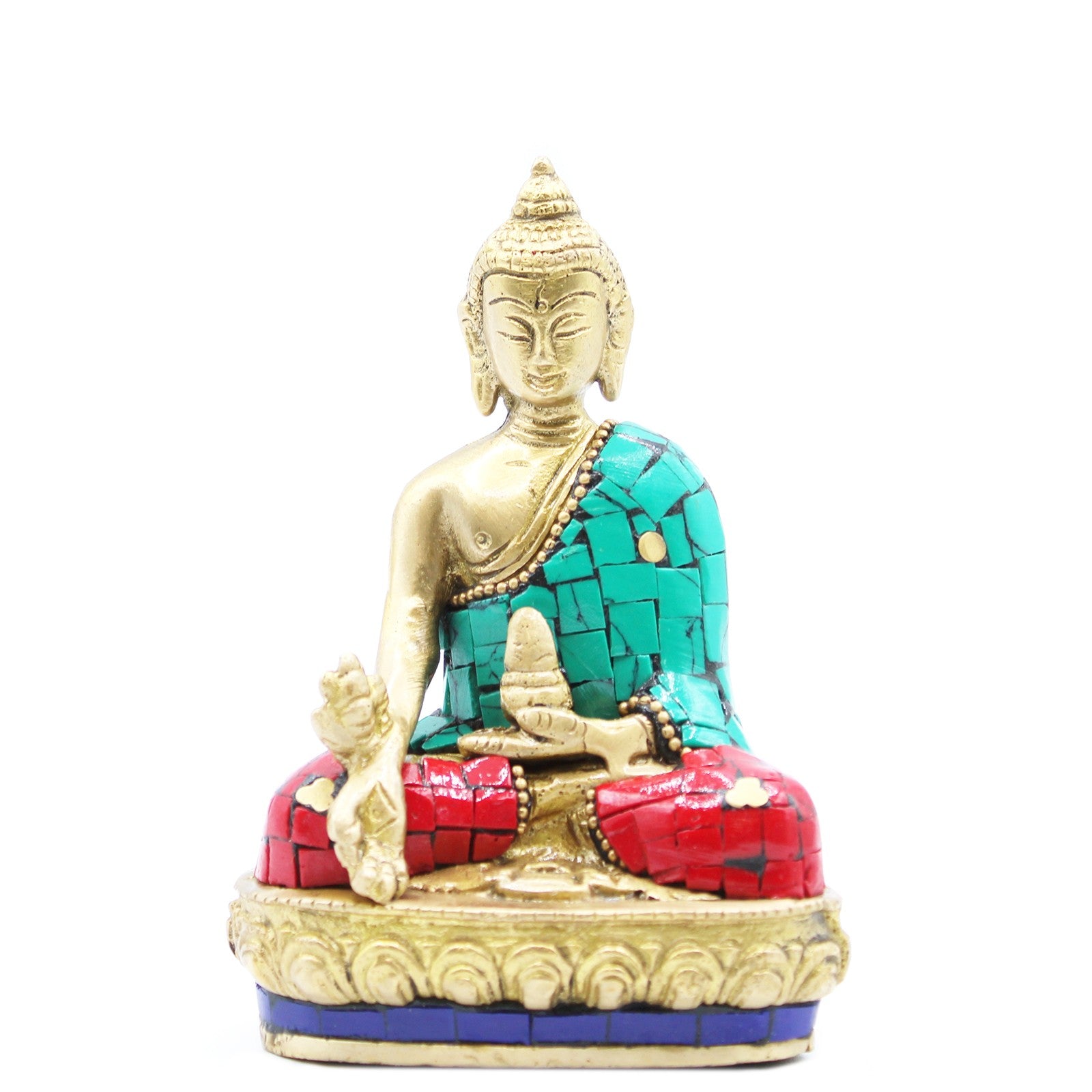 Buddha farverig figur 2