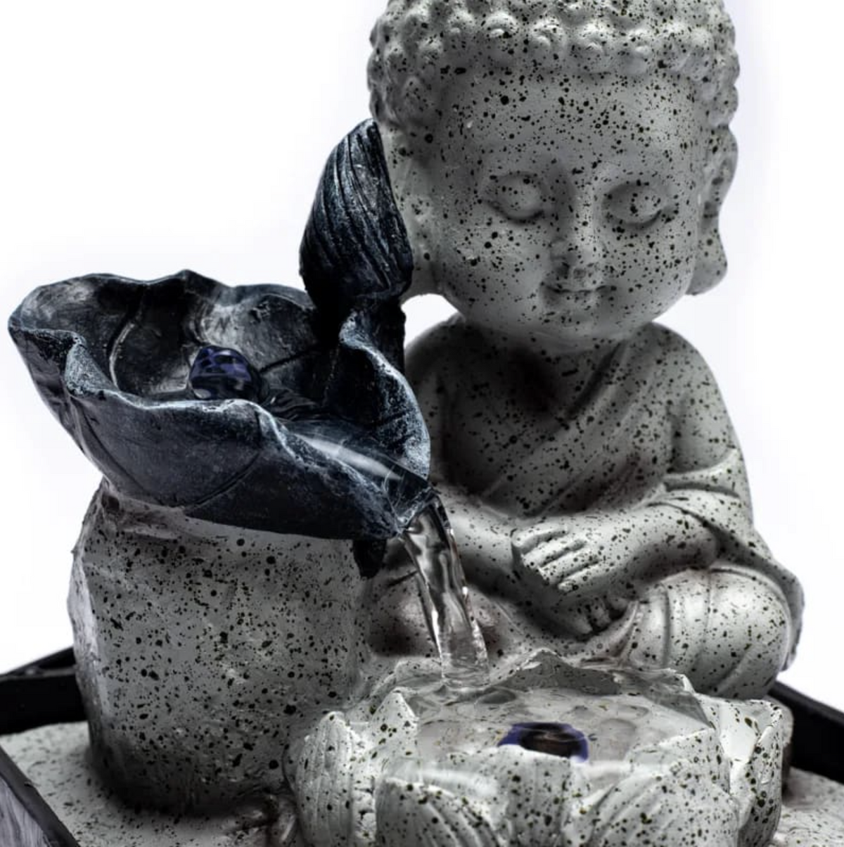 Buddha fontæne grå 4