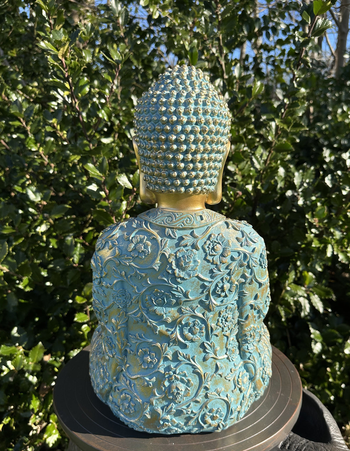 Buddha grøn og guld 4