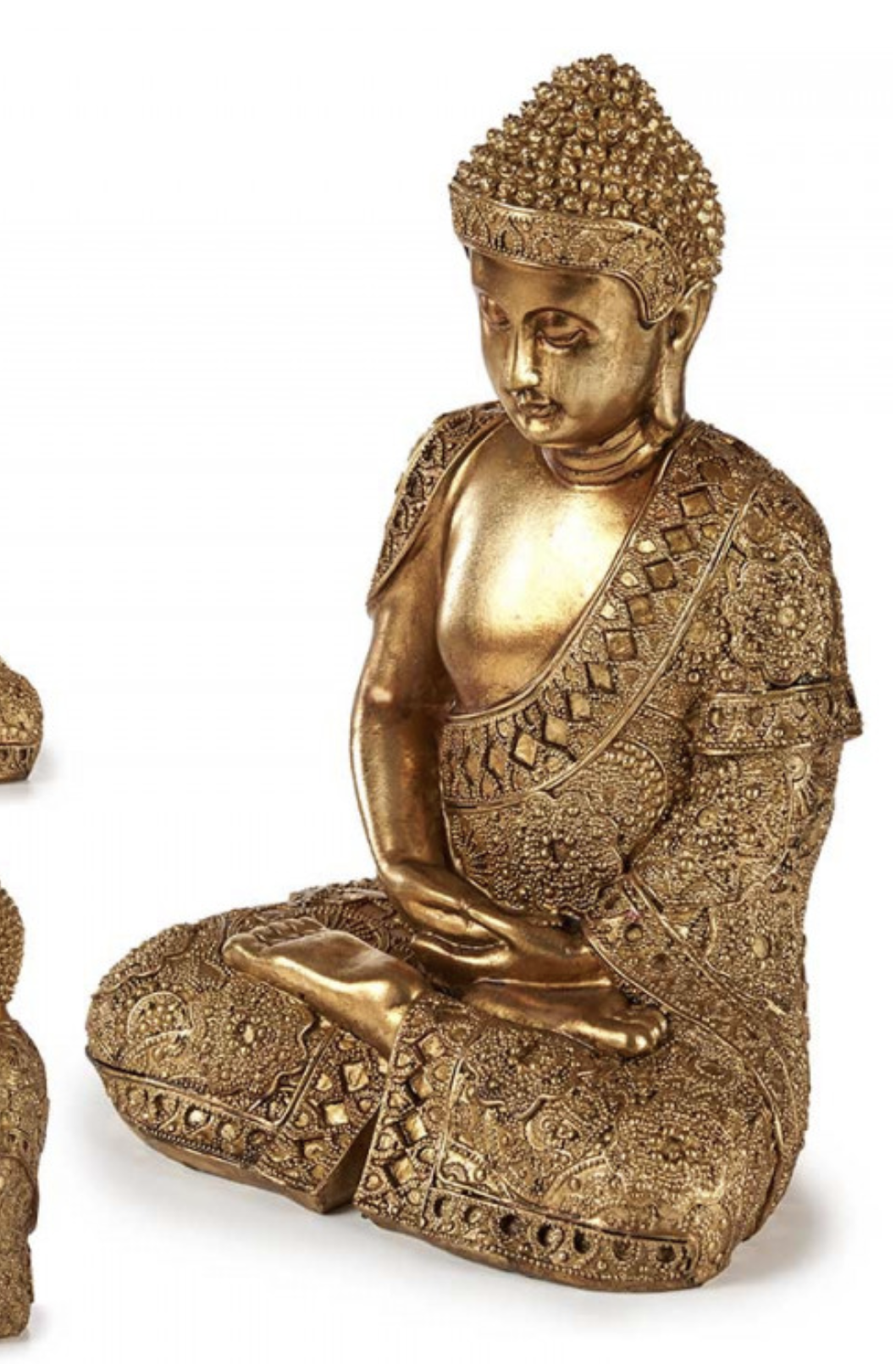 Buddha i Guld Mediterende 4