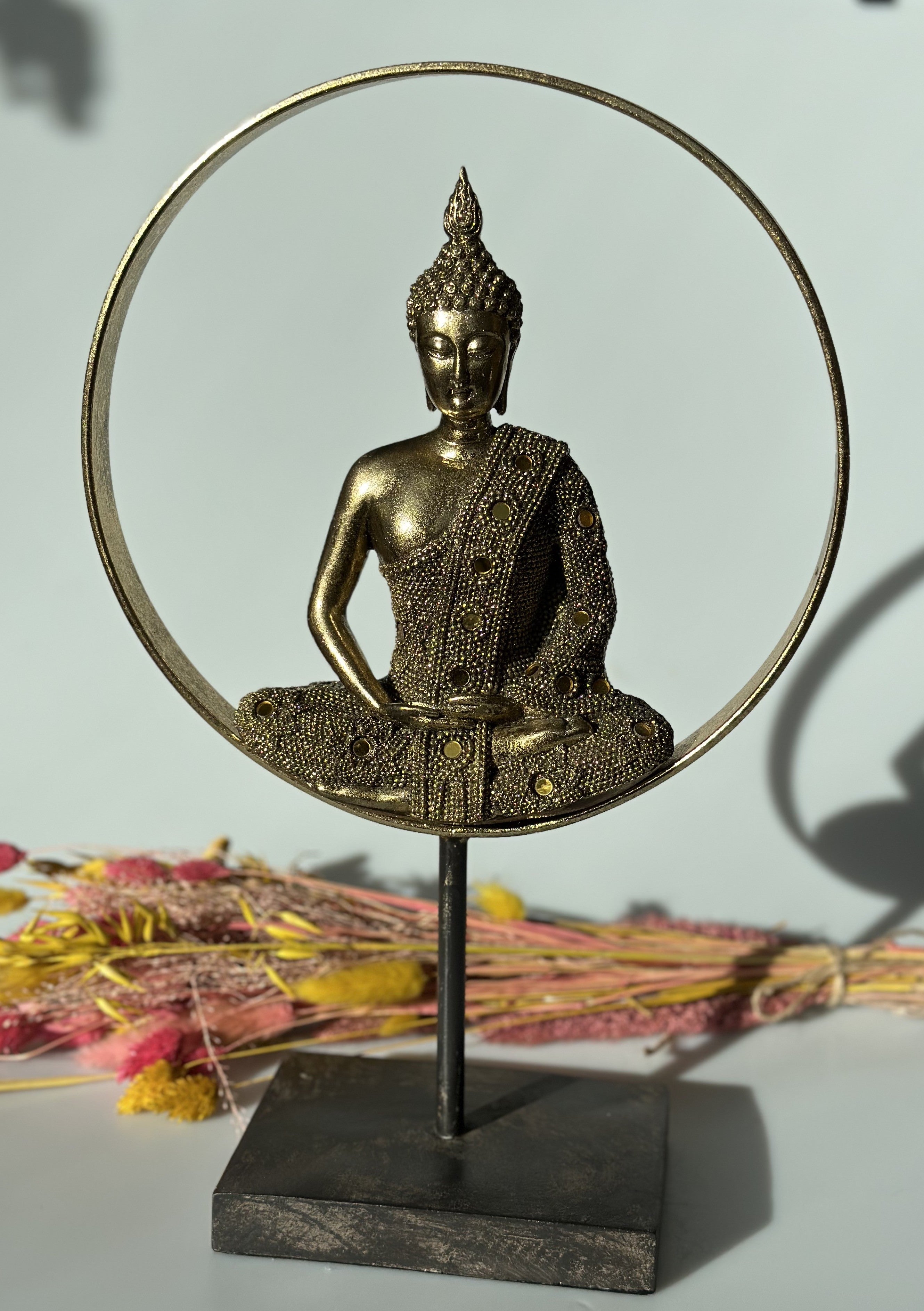Buddha i livshjul - 40 cm 3