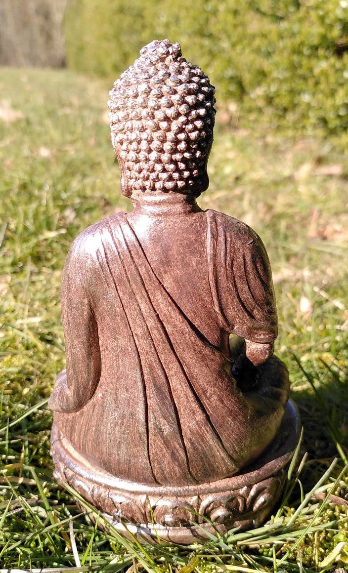 Buddha m. lysholder 27 cm 3