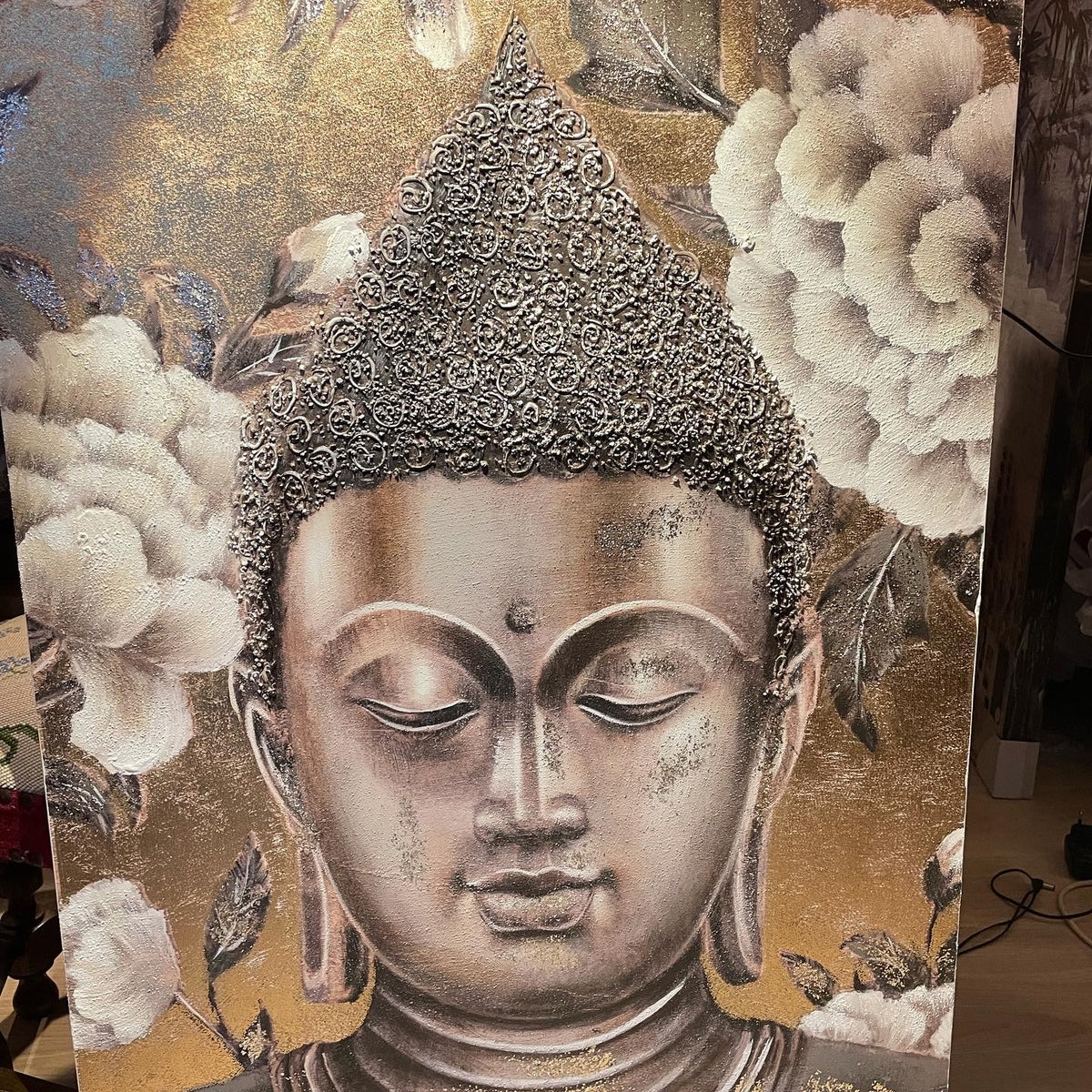 Buddha maleri / billede 60 x 90 2