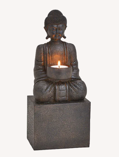 Buddha med plads til lys - på opsats