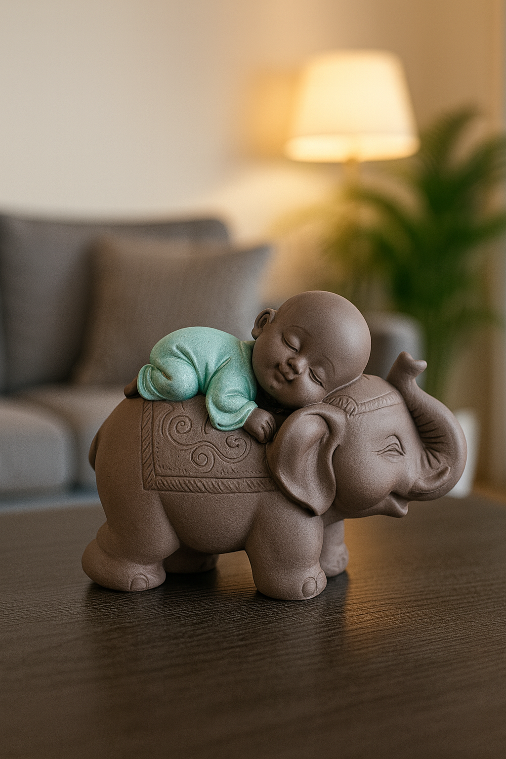 Buddha på elefant