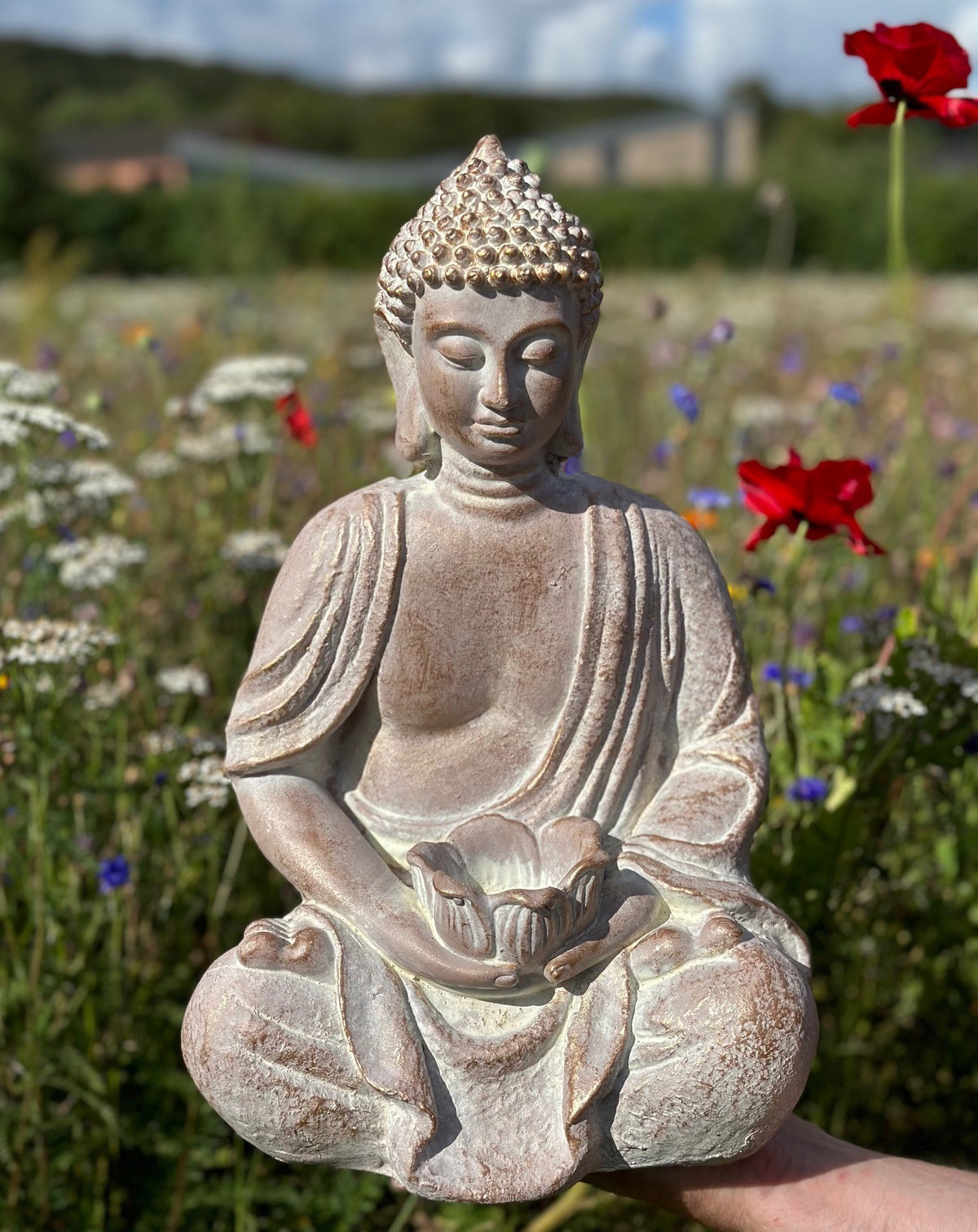 Buddha til lys 39 cm 2