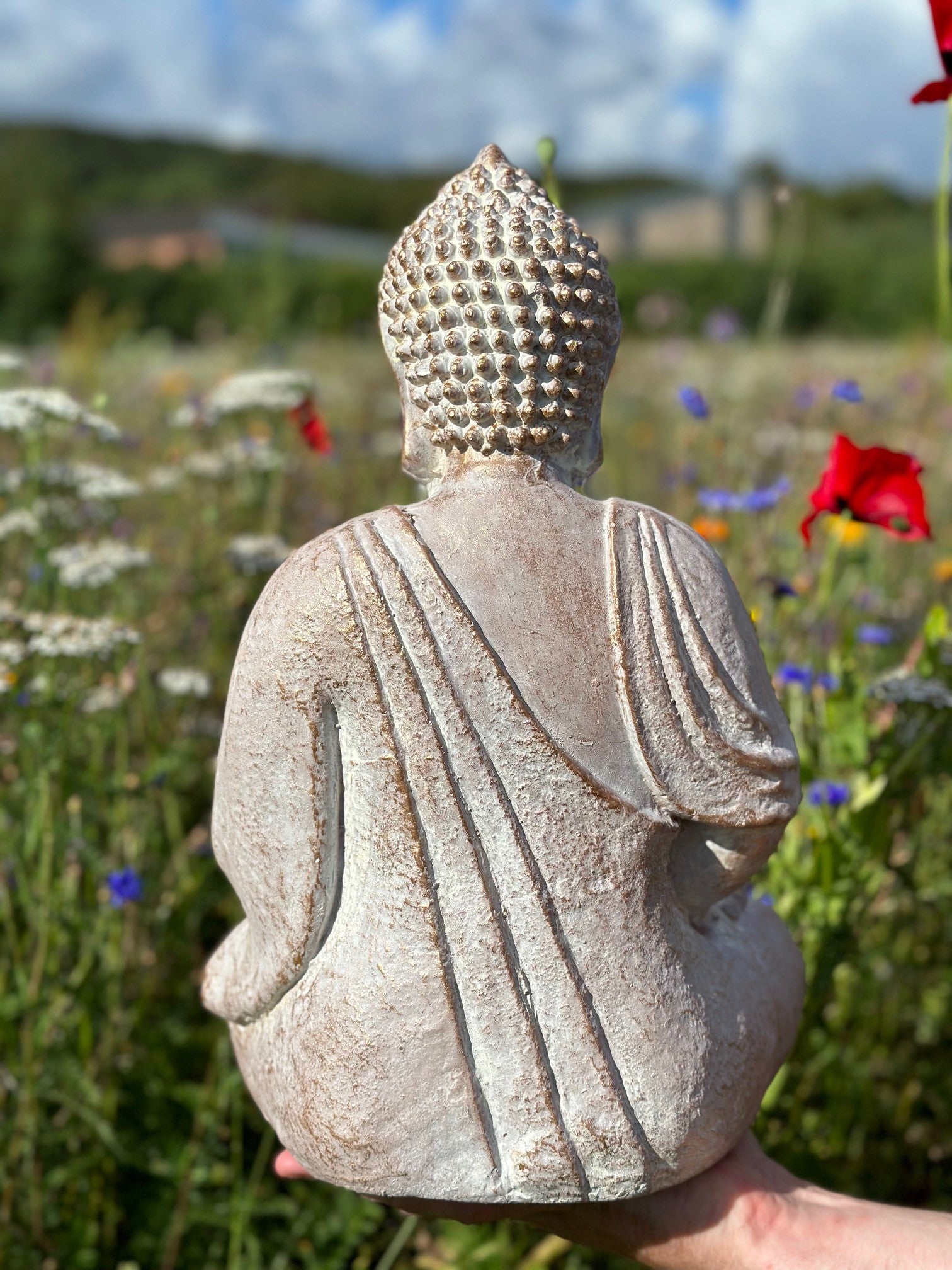Buddha til lys 39 cm 3