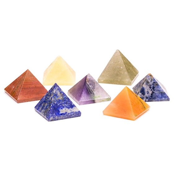 Chakra 7 pyramide ædelsten 1