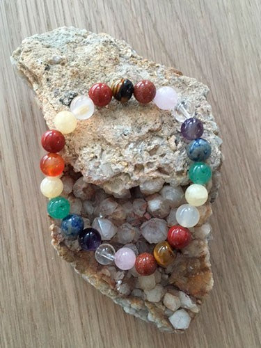Chakra armbånd 8 mm