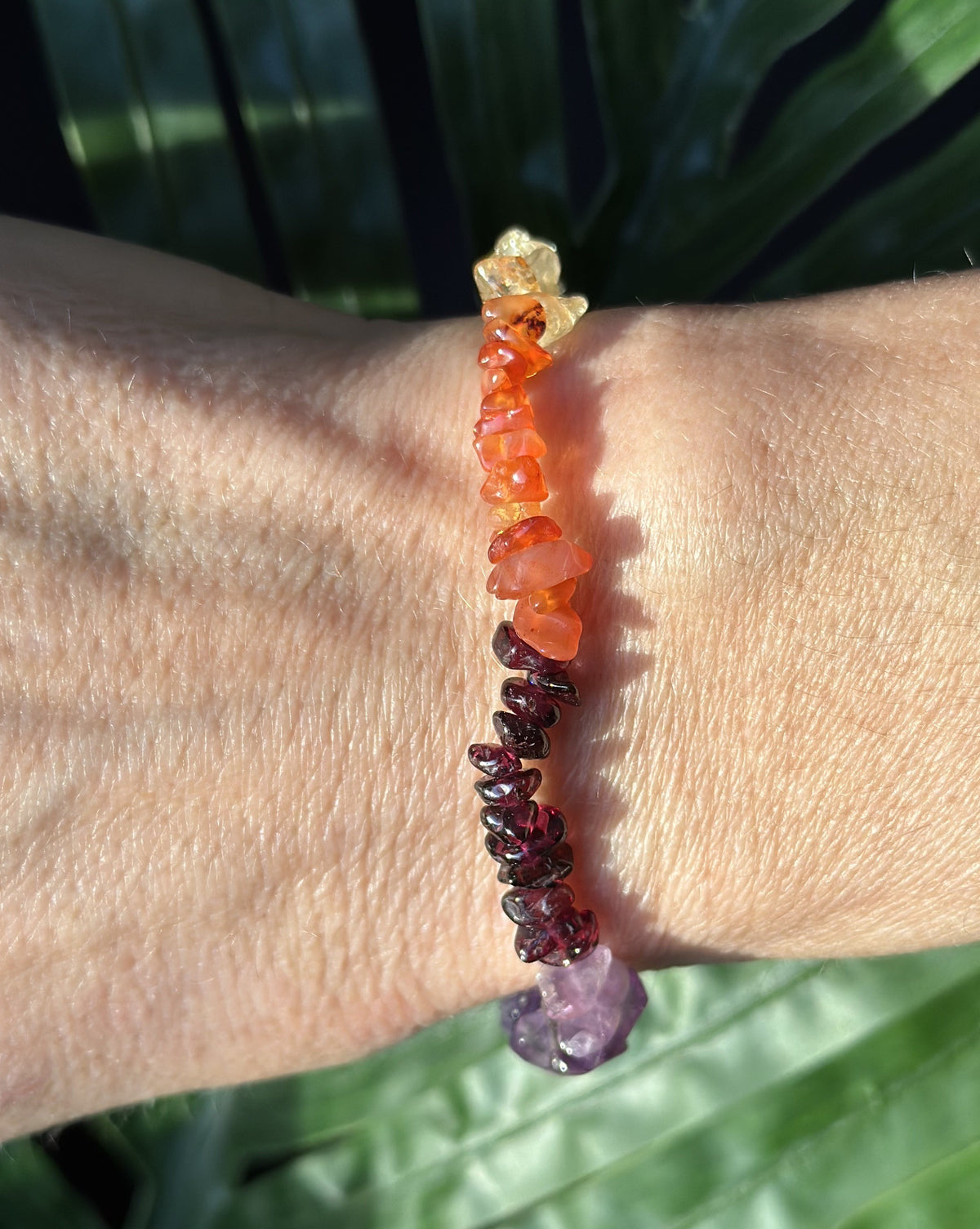 Chakra chips armbånd 1