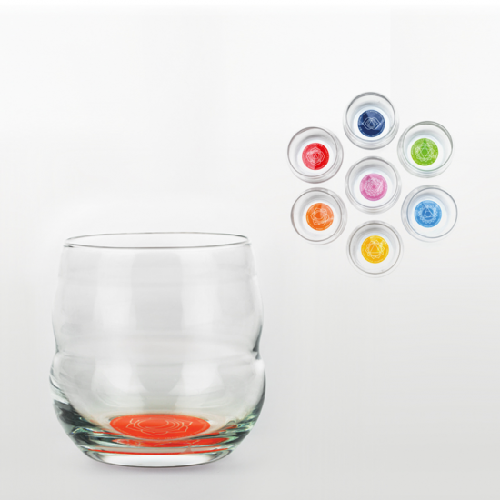 Chakra glas - alle syv glas 3