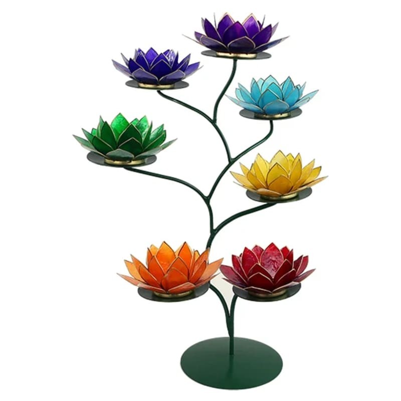 Chakra Lotus opsats i grøn 3