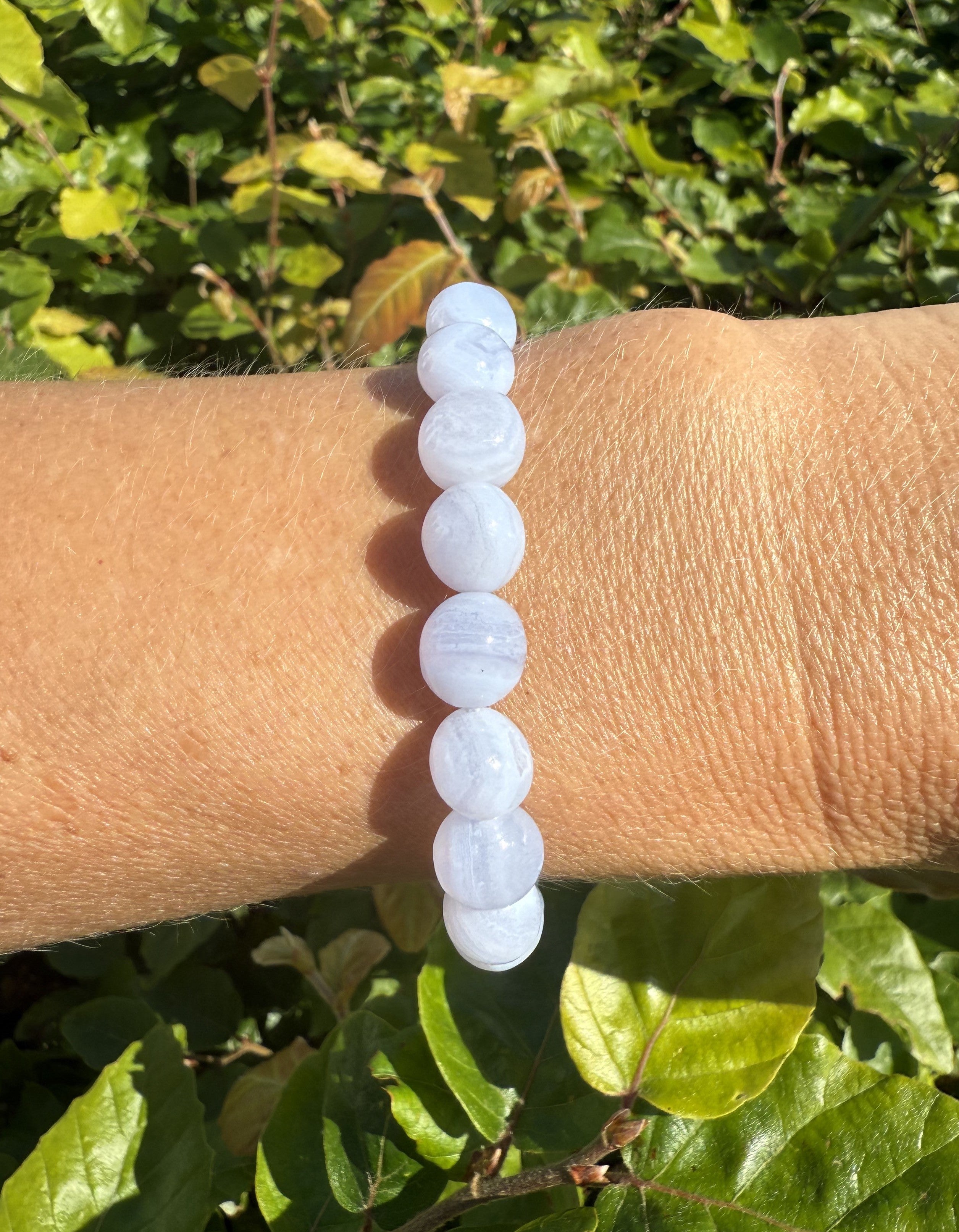 Chalcedon armbånd - 8 mm 1