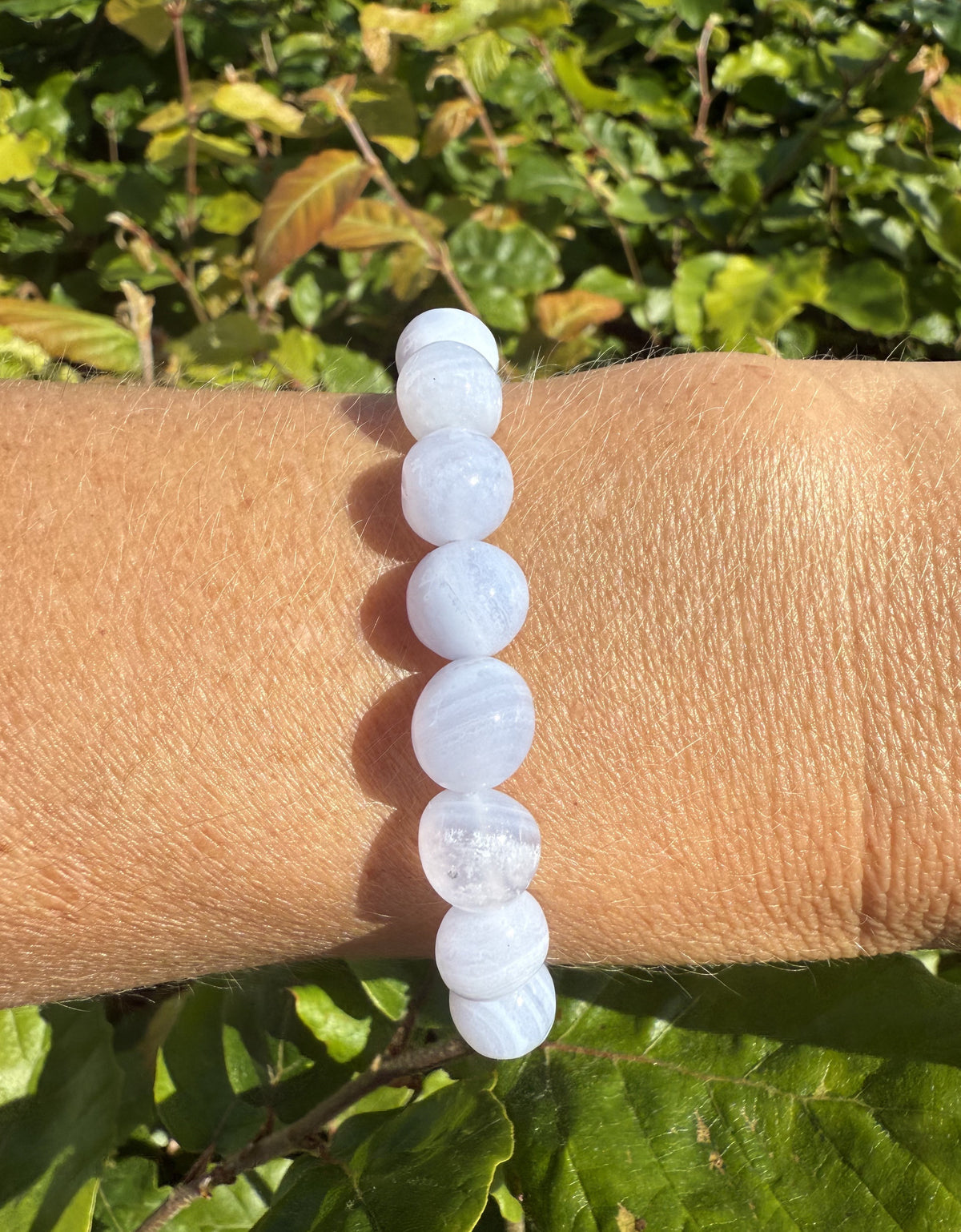 Chalcedon armbånd - 8 mm 2