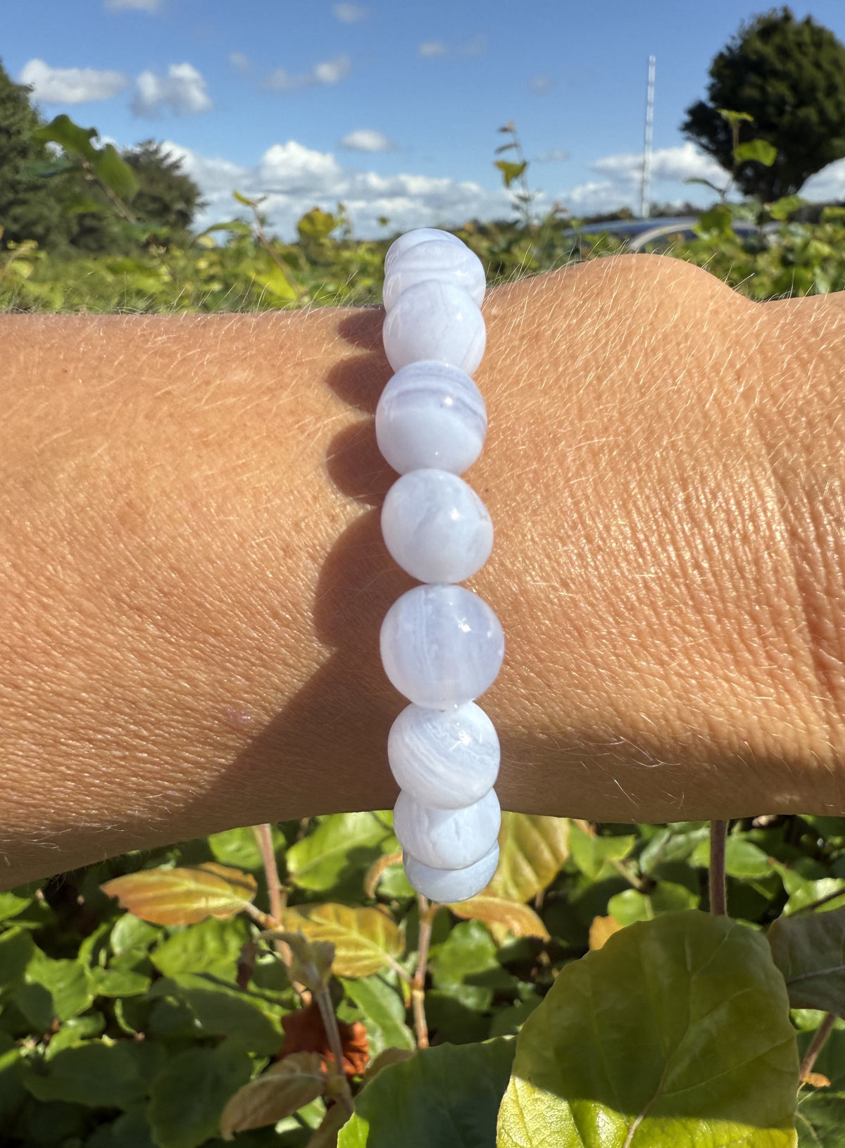 Chalcedon armbånd - 8 mm 4
