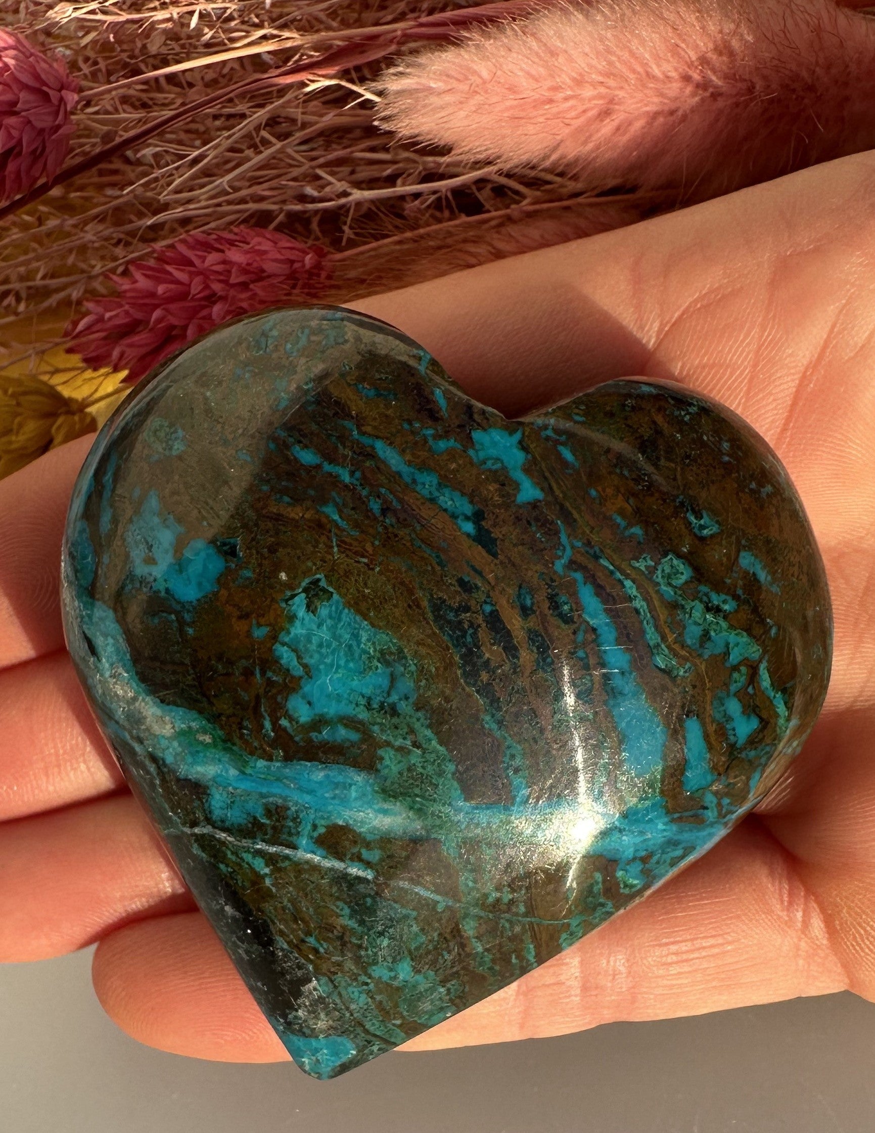 Chrysocolla - Hjerte 1