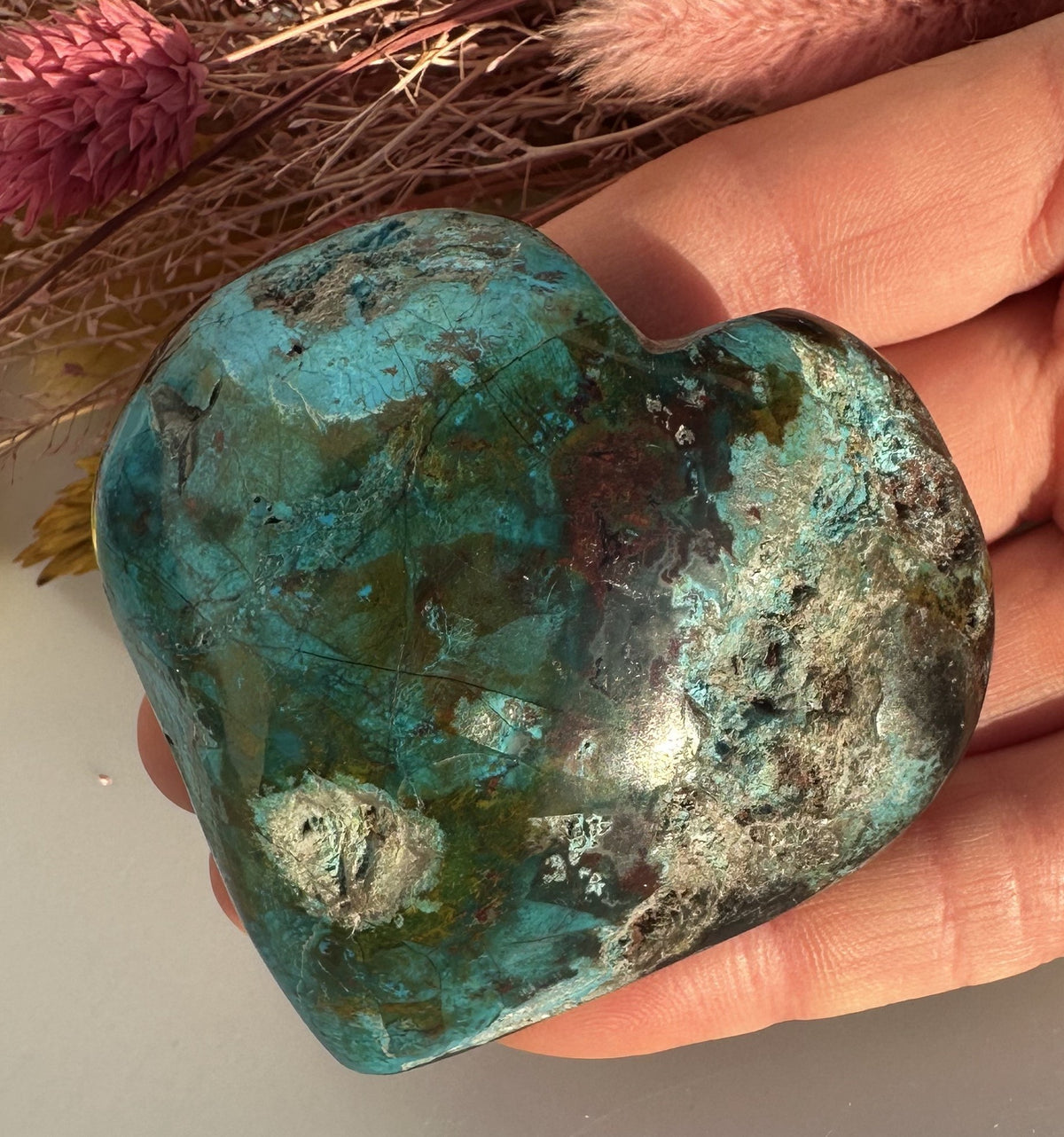 Chrysocolla - Hjerte 3