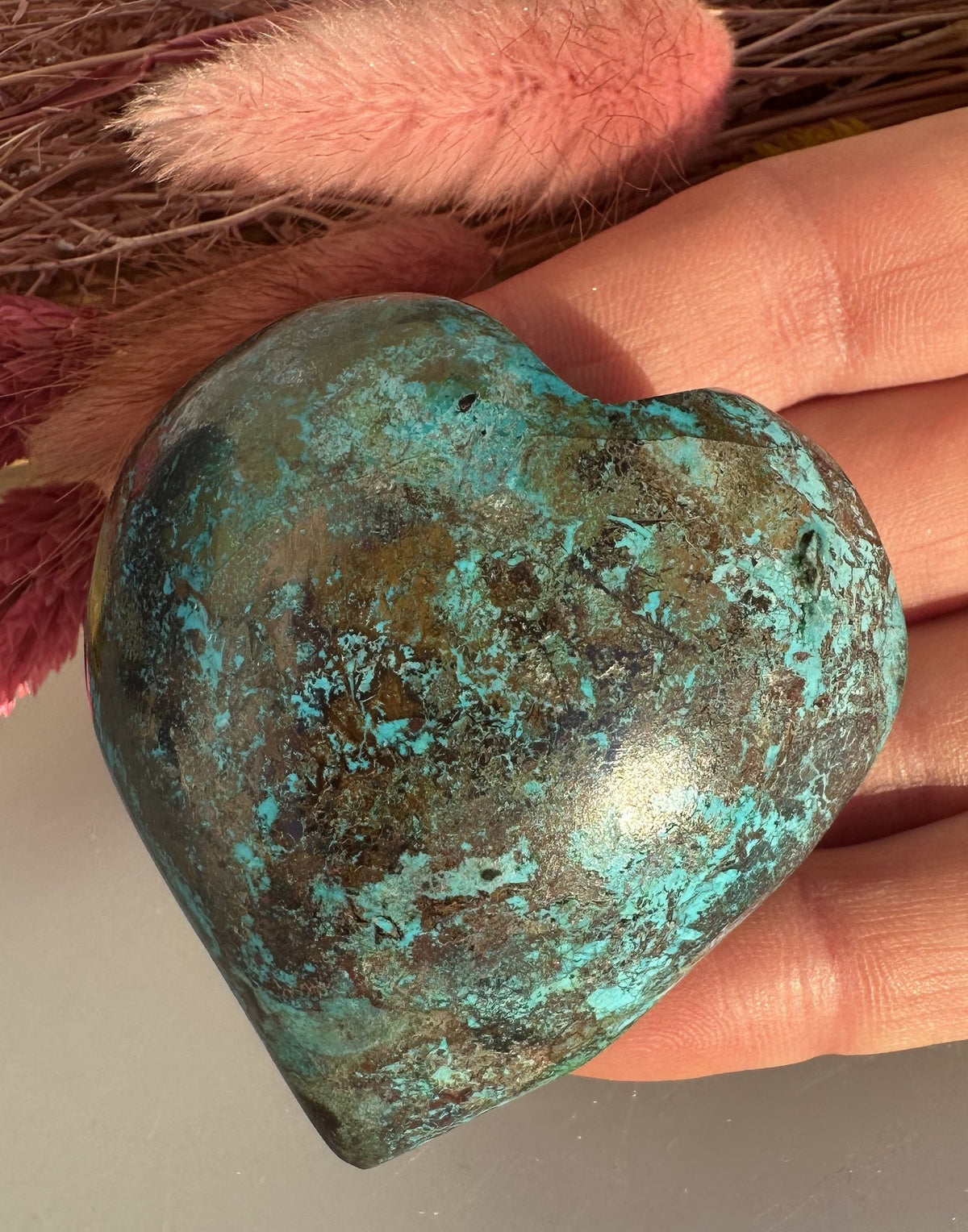 Chrysocolla - Hjerte 1