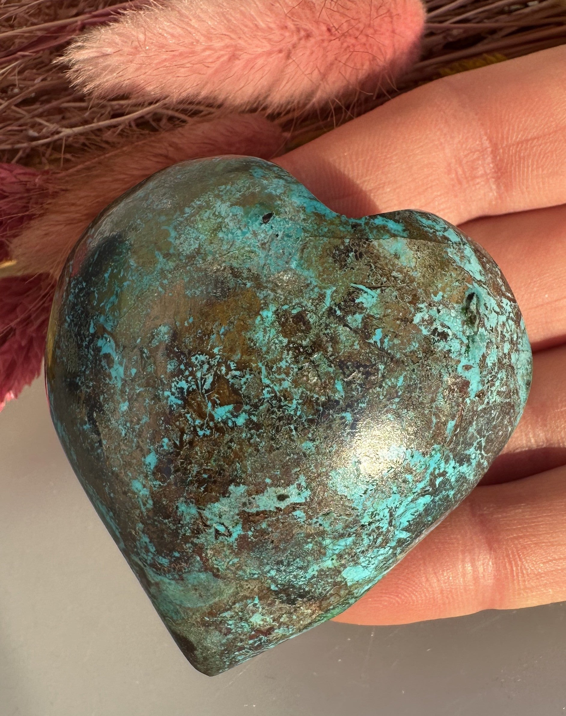 Chrysocolla - Hjerte 2