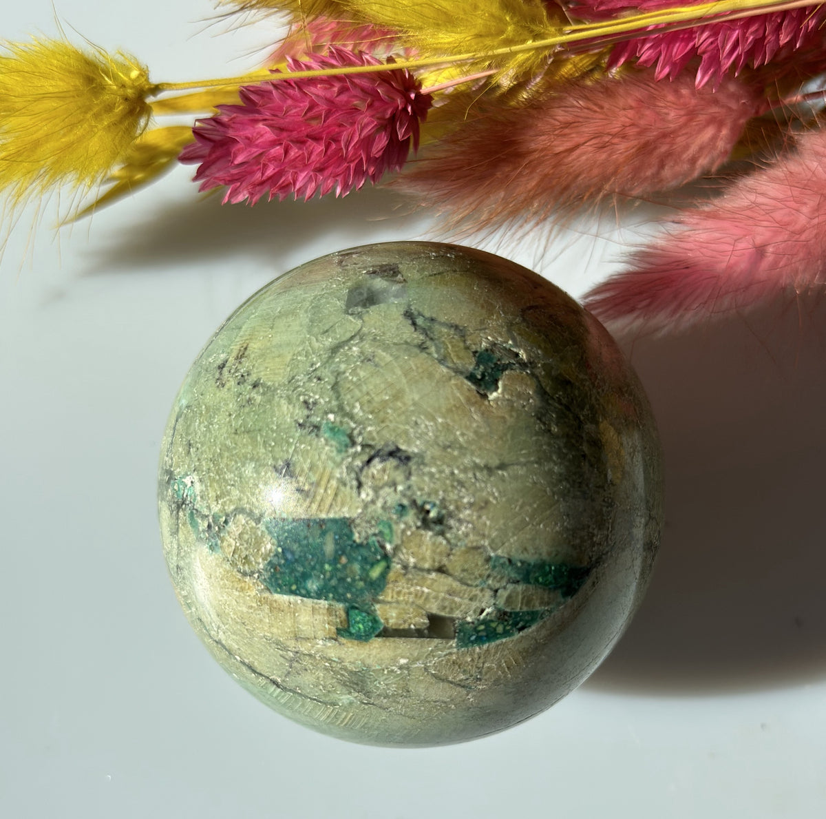 Chrysocolla kugle 5 - 6 cm 3