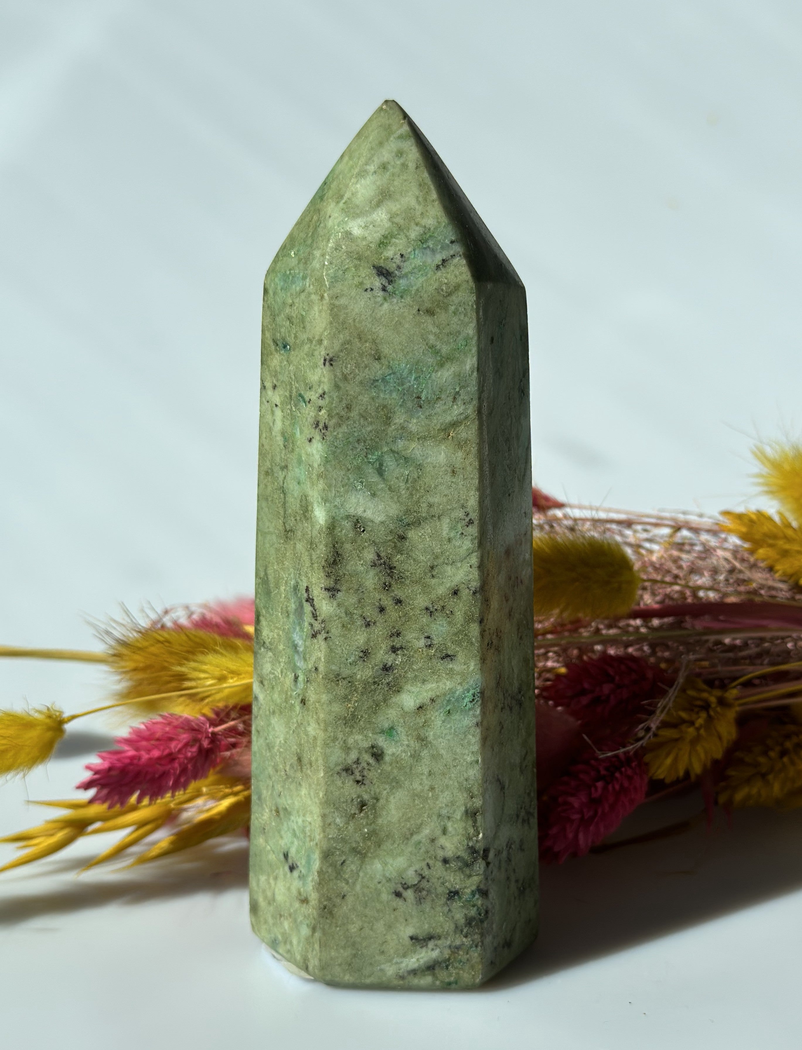 Chrysocolla Tårn 15 cm 1