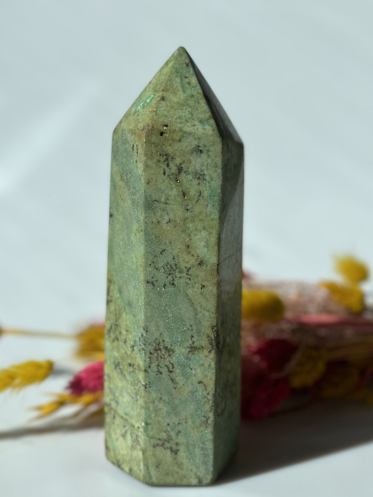Chrysocolla Tårn 17,5 cm 2