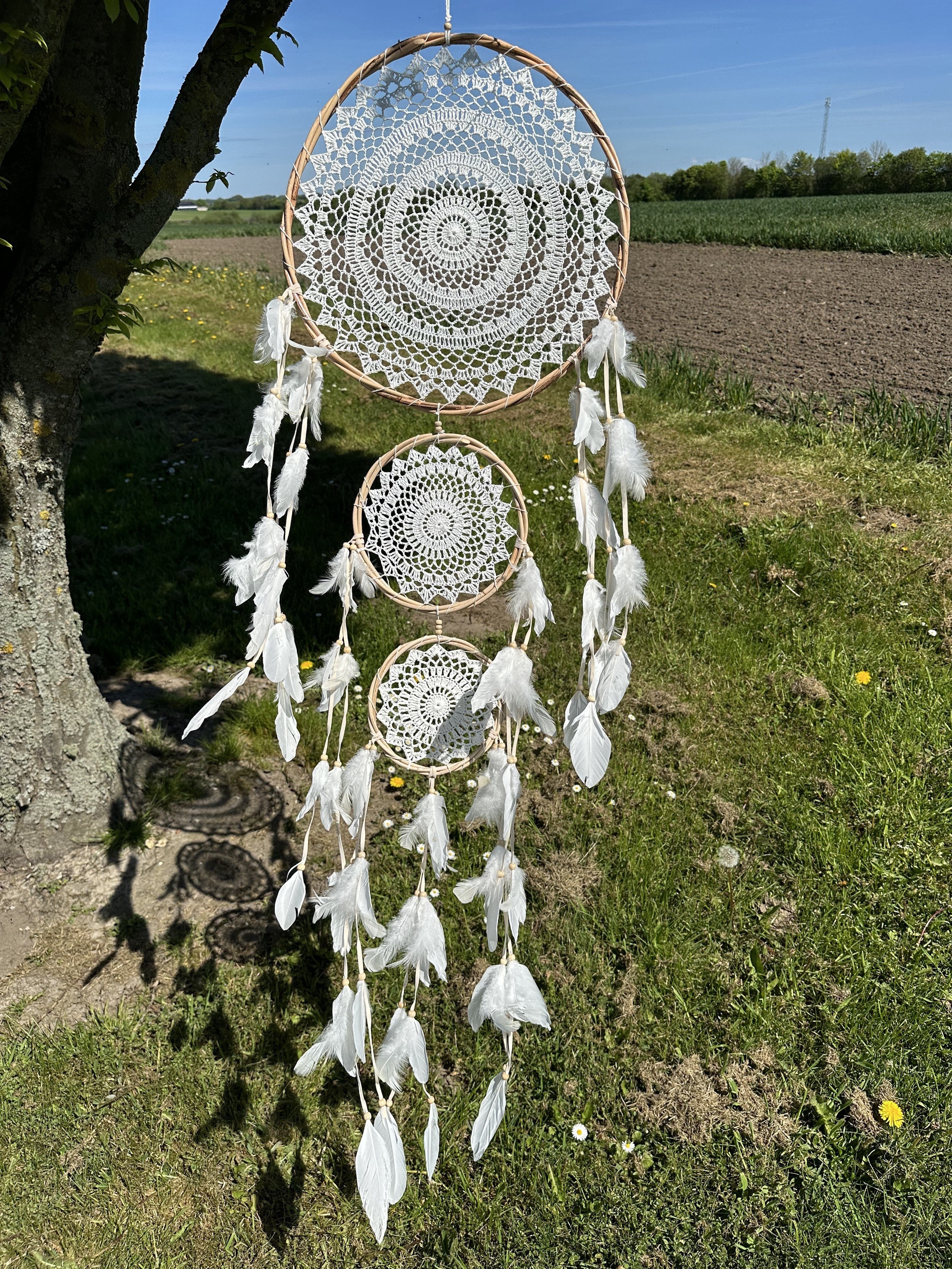 Drømmefanger 3 hæklede ringe 1