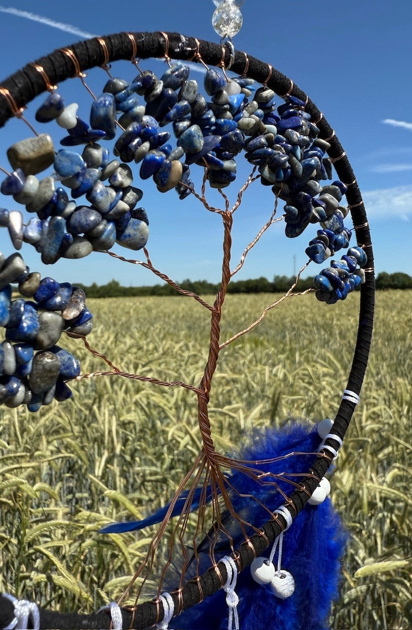 Drømmefanger Livets Træ lapis lazuli 5
